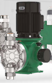 Mechanical diaphragm dosing pumps and mechanical diaphragm metering pumps
