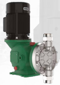 Mechanical diaphragm dosing pumps and mechanical diaphragm metering pumps