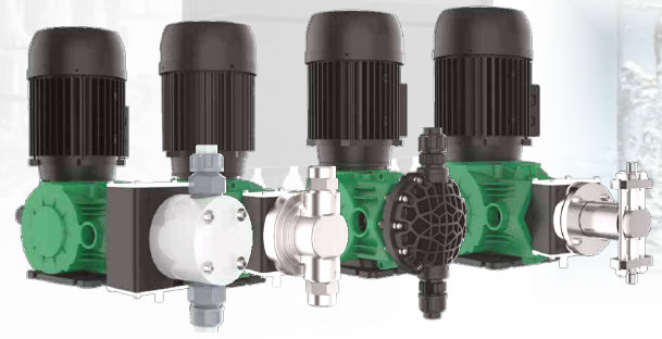 Mechanical piston dosing pumps and mechanical plunger metering pumps