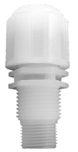 PVDF injection fitting compatible with most chemical dosing pumps