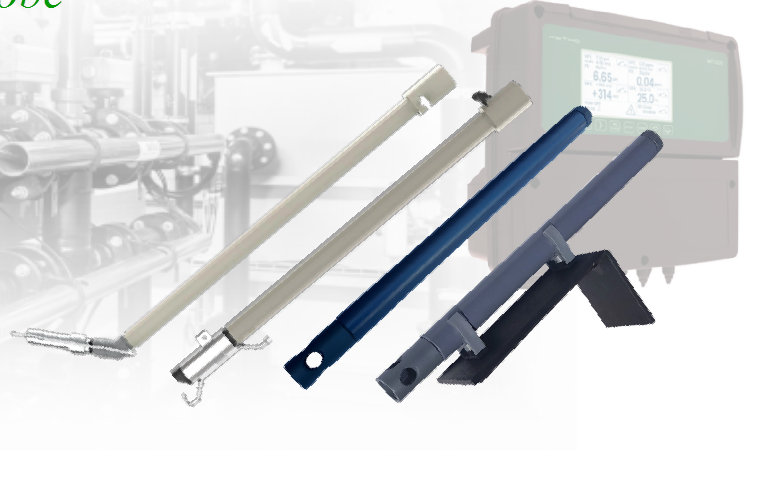 Tank probe holders for pH and redox electrodes available in 0.5 meter to 2.0 meters