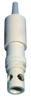 Polypropylene inline pH sensor housing for high pressure processes suitable for multiple water treatment applications