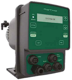 Chemical metering pump range with pH and redox controllers