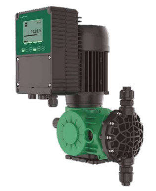 Motor-driven microprocessor dosing pumps with integrated digital controller with multiple proportional dosing programme software