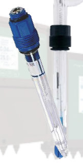Double junction pH sensor for ammonia, chrome plating, reverse osmosis, galvanic processes and bisulfite applications