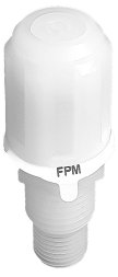 PVDF injection valve compatible with most chemical dosing pumps